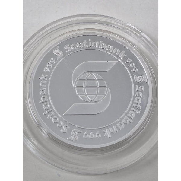 5 Oz .999 Silver Scotia Bank Investor Round 
