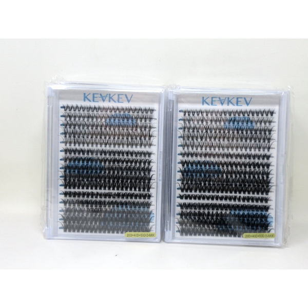 10 New Packs of 300 KevKev Individual D-Mix  Lashes