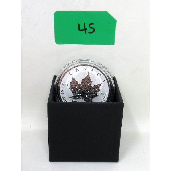 1 Oz .9999 Silver 2016 Canada Maple Leaf Coin 