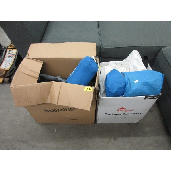 2 Box Lot of Inflatable Bed & Sleeping Pads