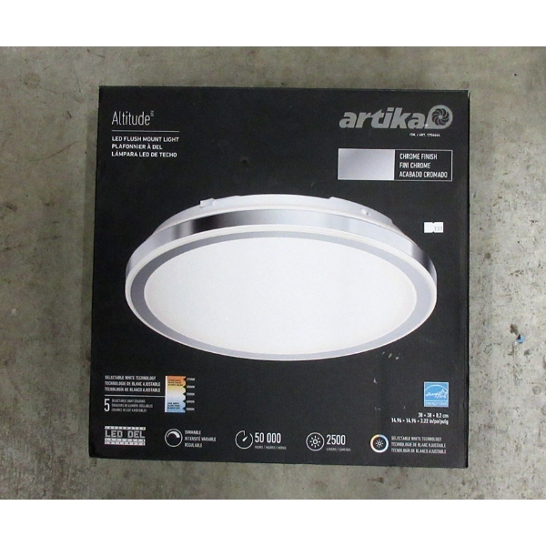 Artika "Altitude" Dimmable Flush Mount Ceiling Light