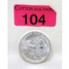 Image 1 : 1 Oz .999 Silver Pan American Miner Round 