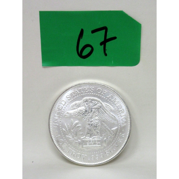 1 Oz .999 Silver USA Eagle Round