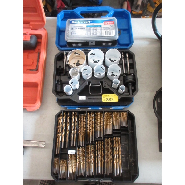 2 Mastercraft Bit Sets & 1 Aluminum Rivets Set
