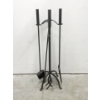 Image 1 : 4 Piece Fireplace Tool Set on Stand - No Box
