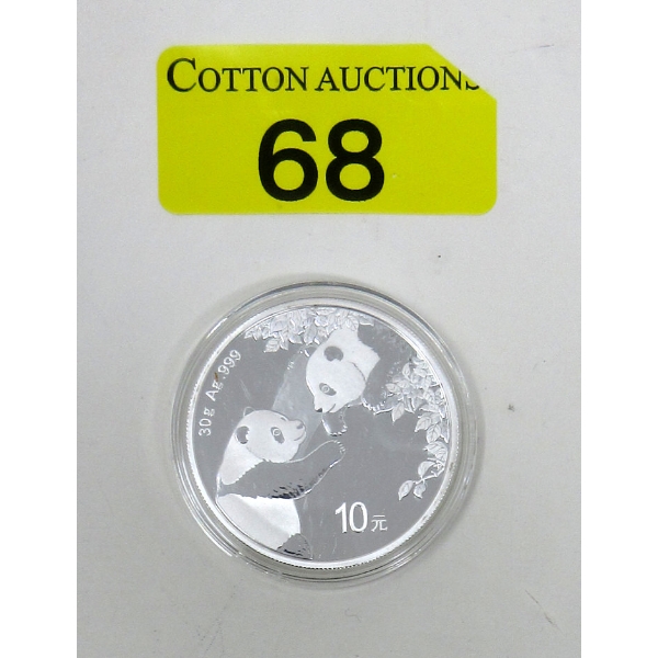 30 Gram .999 Silver 2023 CHINA Panda Coin 