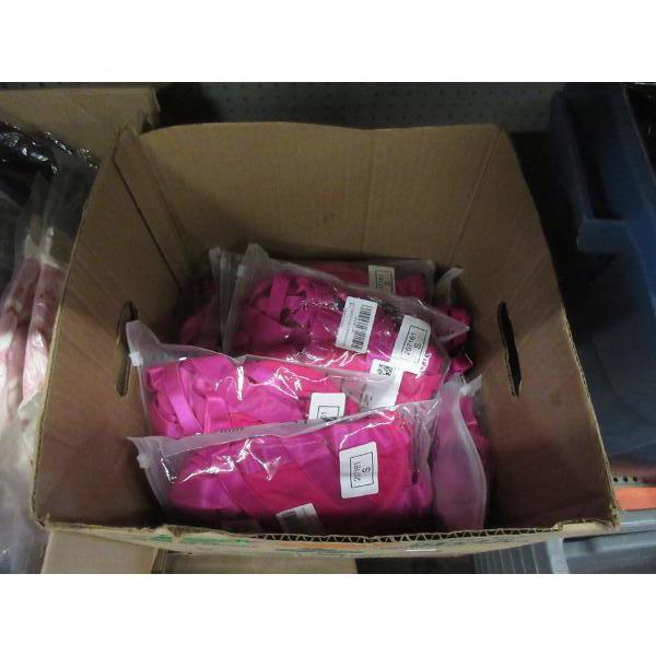 14 New 4 Piece Ladies Bra & Garter Belt Sets - Pink