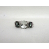 Image 1 : Aquamarine, Mystic Topaz & Diamond Ring