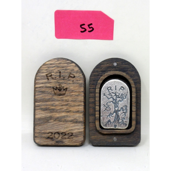 Limited Edition 2 Oz .999 Silver 2022 Tombstone Bar 