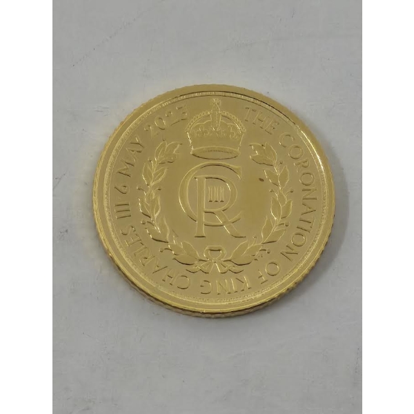 1/10 Oz .999 Fine Gold 2023 Coronation of King Charles Coin 