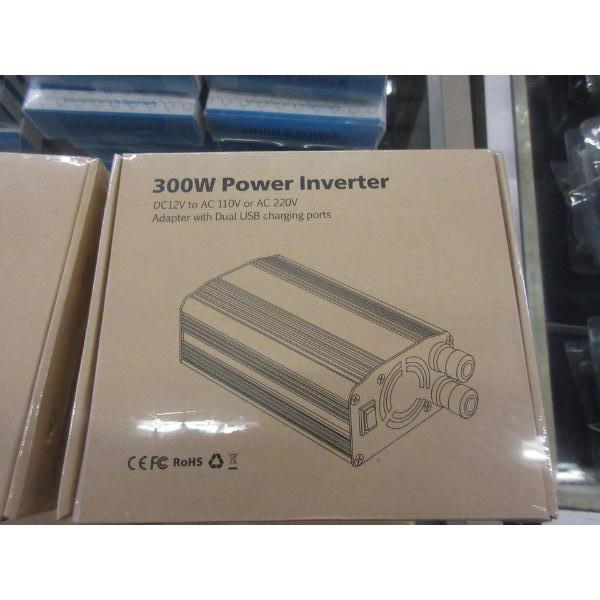 3 New 300W Power Inverters - Dual USB Ports