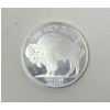 Image 1 : 1 Oz .999 Silver Indigenous/Buffalo Art Round 