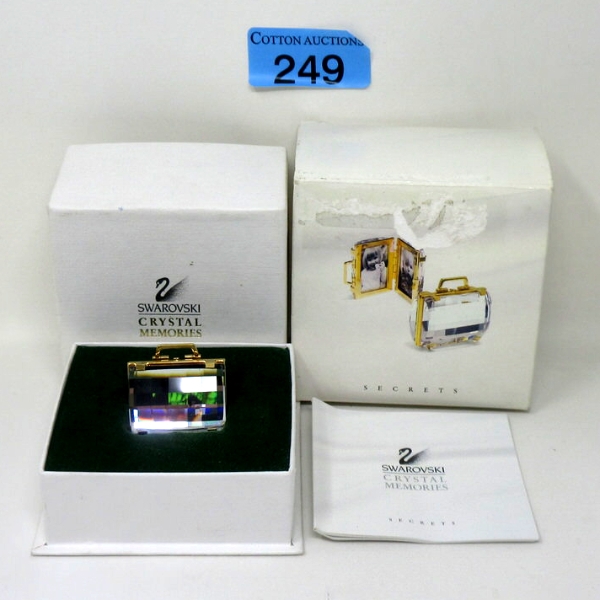 Swarovski Crystal "Secrets" Suitcase Picture Frame