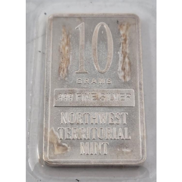 10 Gram .999 Silver Northwest Territorial Mint Bar