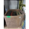 Image 1 : Box of Vintage Vinyl 78 RPM Records