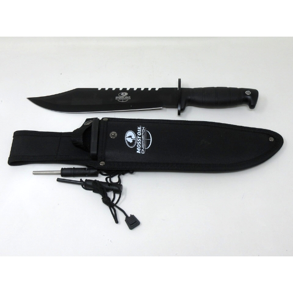 New Mossy Oak Overwatch Knife - 9" Saw Back Blade