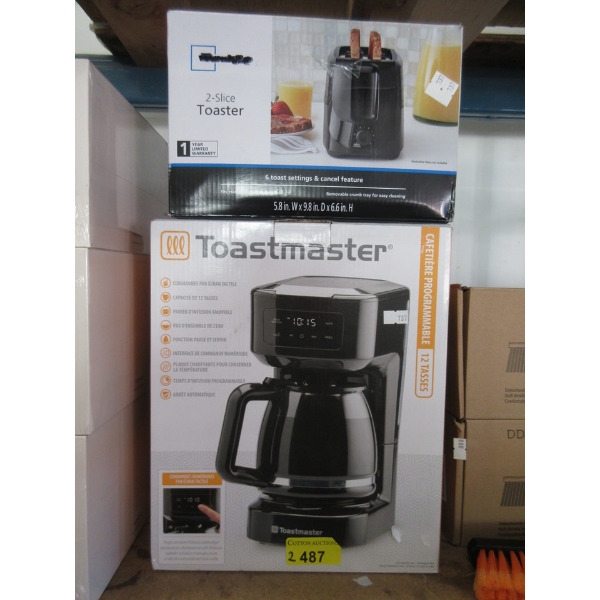 12 Cup Coffee Maker & 2-Slice Toaster
