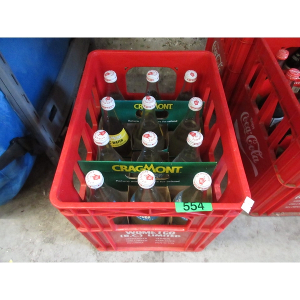 Vintage Wometco Crate with 12 Unopened Pop Bottles