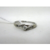 Image 2 : 14 KT White Gold 11 Diamond Ring - Size 9