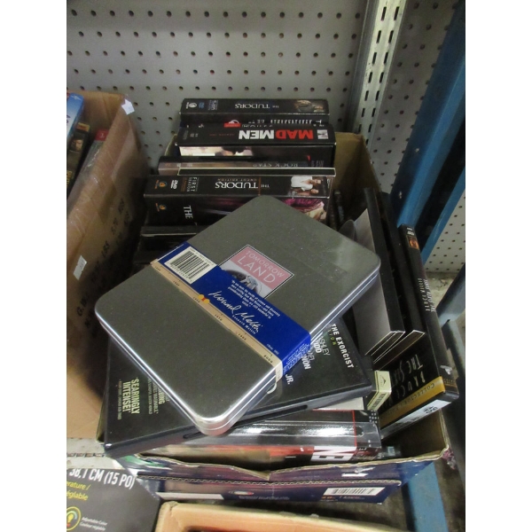 Box of 40+ Assorted DVD Movies & TV Shows