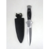 Image 1 : New Double Edge Dagger with Belt Sheath - 4.5" Blade