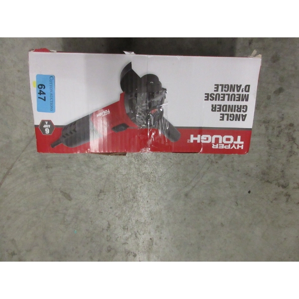 Hyper Tough Spindle Lock Angle Grinder
