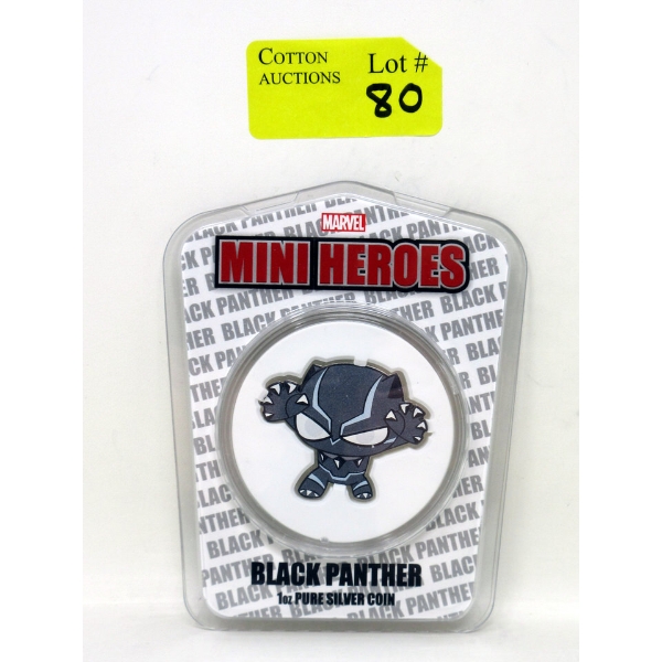1 Oz .999 Silver 2021 Black Panther Coin 