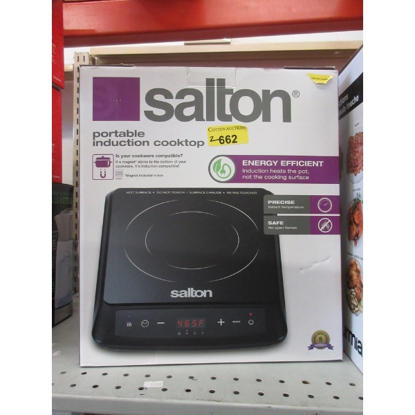 2 Salton Portable Induction Cooktops