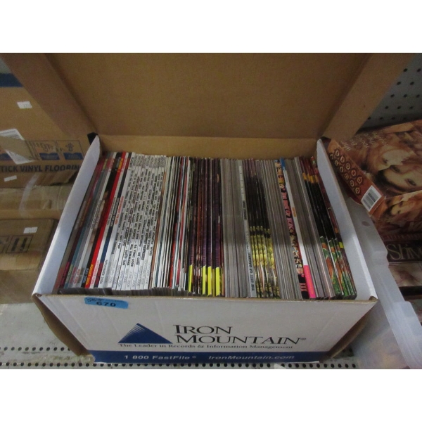 Box of 50+ Assorted Adult Magazines