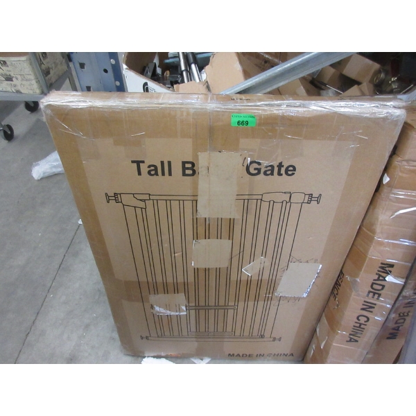 White Baby Gate - Customer Return - As Is