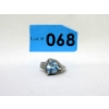 Image 1 : 2.85 CT Blue Topaz & Diamond Dinner Ring