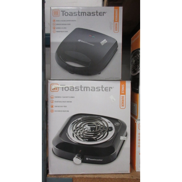 Toastmaster Burner & Black Sandwich Press