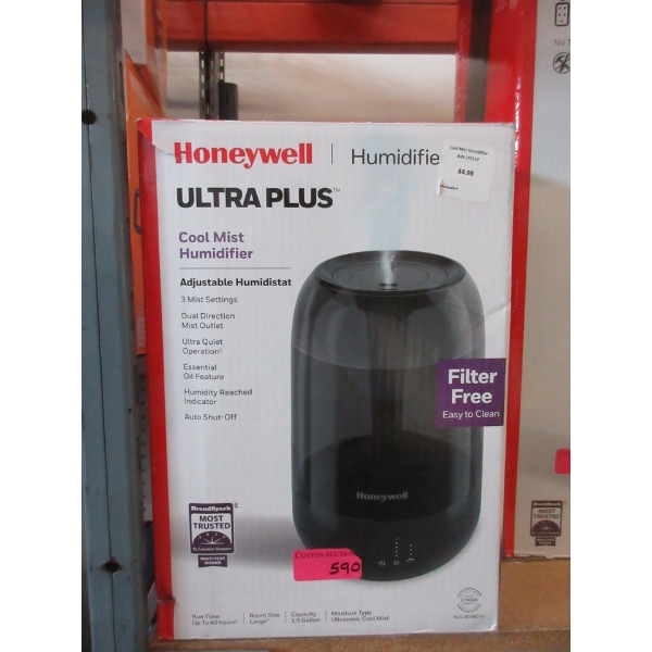 Honeywell Ultra Plus Cool Mist Humidifier - Black