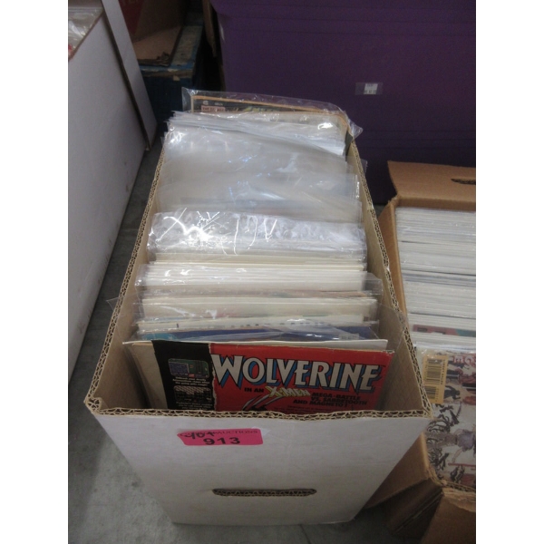 40+ Assorted Comics in Protective Sleeves - Preowned