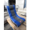 Image 1 : Floor Rocking Gamer Chair - Black and Blue