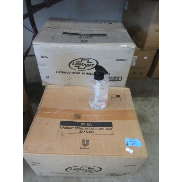 3 Cases of Lifebuoy Pump Bottle Hand Sanitizer