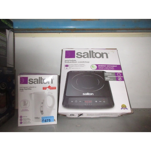 Salton Cooktop & Salton Electric Kettle