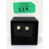 Image 2 : New Sterling Silver Citrine Stud Earrings