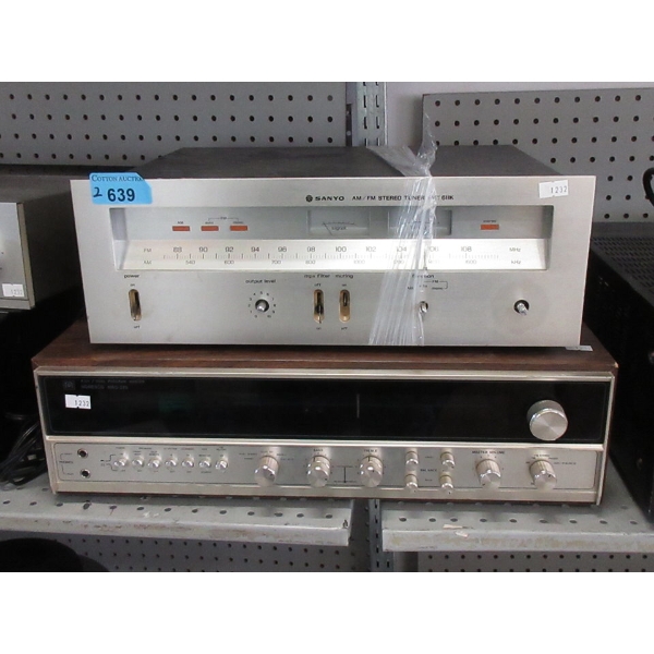 1 Noresco & 1 Sanyo Stereo Equipment - Pre Owned