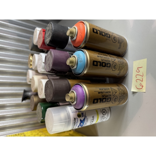 Mixed Spray Paint Lot 4