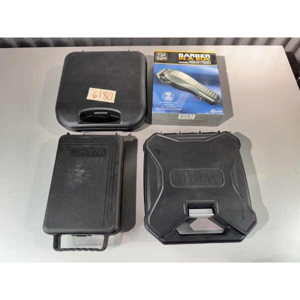 Four sets of Hair Clippers 3 Wahl and 1 Body