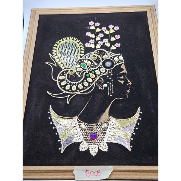 Handcrafted Mixed-Media Wall Art 