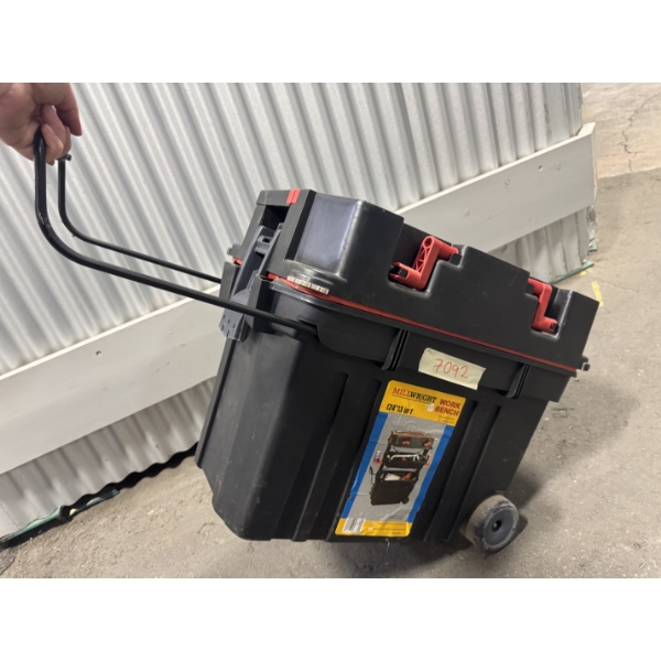 Millwright Portable Workbench and tools