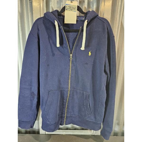 Men's Polo Ralph Lauren Hoodie - Blue - Size Large 
