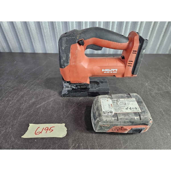 HILTI SJD 6-22 Cordless Top-Handle Jigsaw + Battery