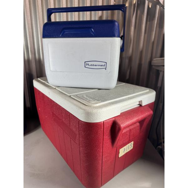 Coleman and Rubbermaid Coolers