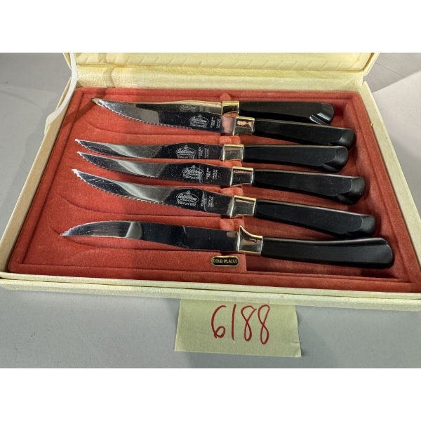 Glo and Hill Gold Plated Knives