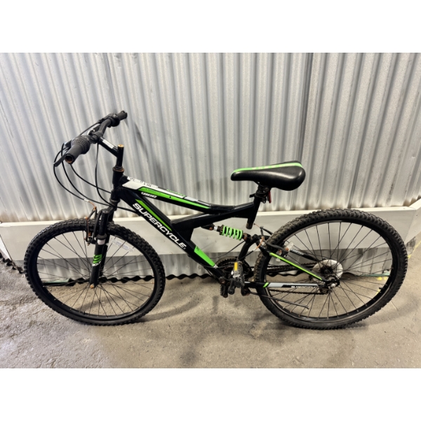 Supercycle Mountain Bike 19 inches Green and Black