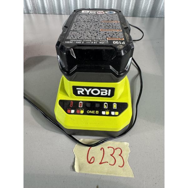 Ryobi charger and battery
