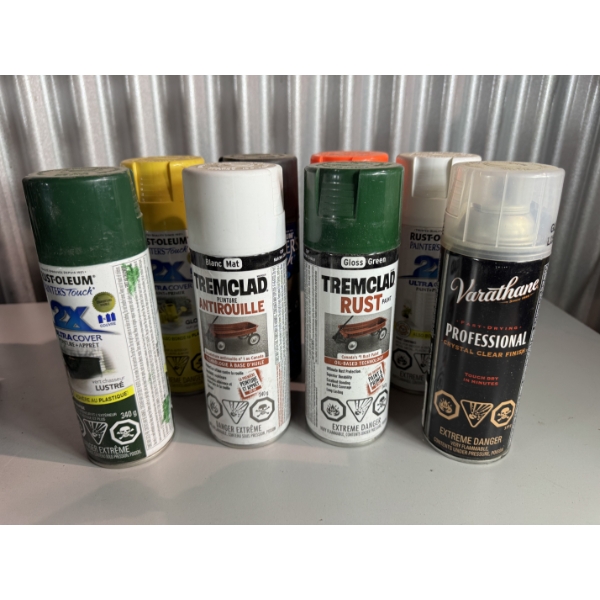 Mixed Spray Paint Lot 3